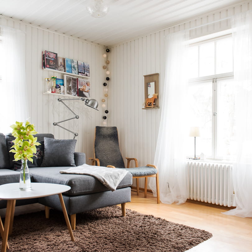 Byte av gamla elradiatorer gav bättre inomhusklimat