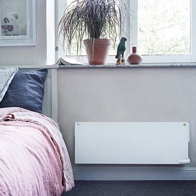 Vätskefyllda elradiatorer avger både strålnings- och konvektionsvärme.