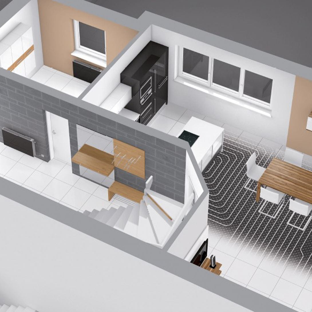 NYBYGGNAD: Tvåvånings lågenergihus, totalt 138 m2 boyta, med hel källare.