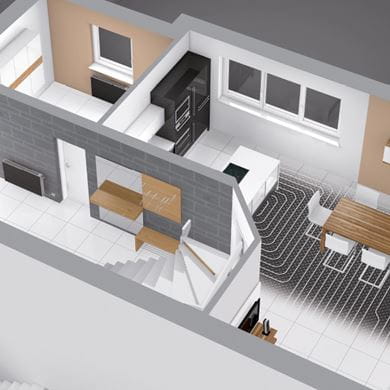 NYBYGGNAD: Tvåvånings lågenergihus, totalt 138 m2 boyta, med hel källare.