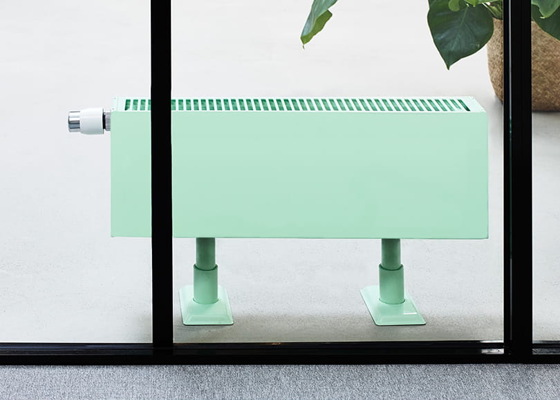 Plint pastel green