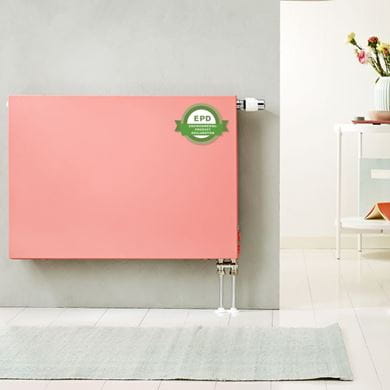 Purmos första miljövarudeklaration (EPD) panelradiatorerna Thermopanel V4 och V4 Plan