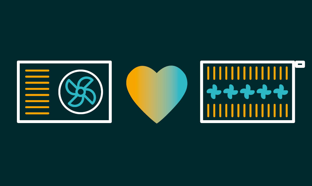 Wärmepumpen sind mit Heizkörpern kompatibel