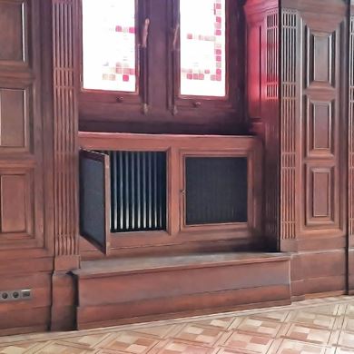 Heizkörper im Rathaus von Antwerpen