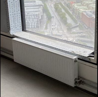 Purmo Thermopanel V4-radiator, City Gate-projektet