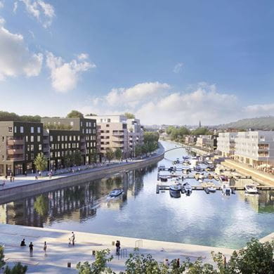Rives Ardentes Coronmeuse hållbart boende Purmo-lösningar